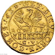 1 Ducat - I György Rákóczi, Hungary, 1639 reverse image