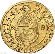 1 Ducat - I György Rákóczi, Hungary, 1645 reverse image