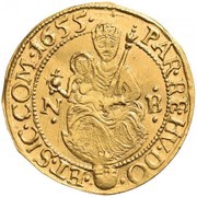 1 Florin - II György Rákóczi, Hungary, 1648-1657 reverse image