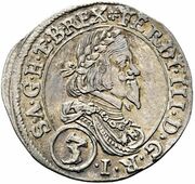 3 Kreuzers - Ferdinand III Graz obverse image