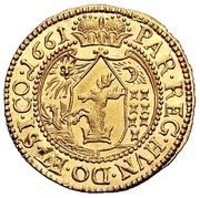 1 Ducat - János Kemény, Hungary, 1661 reverse image