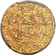 1 Ducat - Mihály Apafi, Hungary, 1678-1685 reverse image