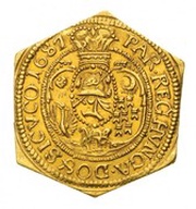 1 Florin - Mihály Apafi Klippe, Hungary, 1682-1689 reverse image