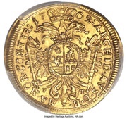 1 Ducat - Leopold I, Hungary, 1701-1702 reverse image