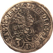 3 Kreuzers - Leopold I St Veit obverse image
