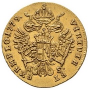 1 Ducat - Joseph II, Hungary, 1777-1780 reverse image