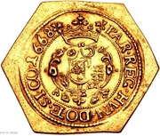 2 Ducats - Mihály Apafi, Hungary, 1668 reverse image