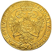 3 Ducats - Leopold I, Hungary, 1698 reverse image