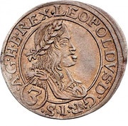 3 Kreuzers - Leopold I Vienna obverse image