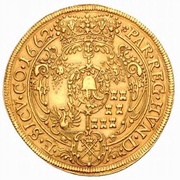 5 Ducats - Mihály Apafi, Hungary, 1662-1664 reverse image