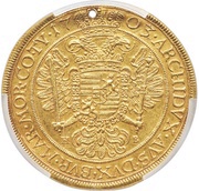 5 Ducats - Leopold I, Hungary, 1703 reverse image