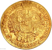 5 Ducats - Charles III, Hungary, 1713 reverse image