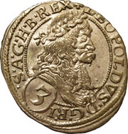 3 Kreuzers - Leopold I Vienna obverse image