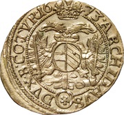 3 Kreuzers - Leopold I Vienna, Austria, 1666-1677 reverse image