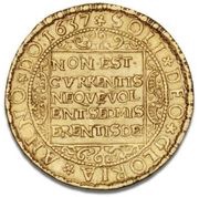 10 Ducats - Georg Rakoczi I, Hungary, 1637 reverse image