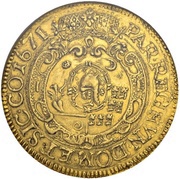 10 Ducats - Mihály Apafi, Hungary, 1671 reverse image