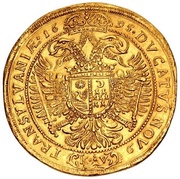 10 Ducats - Leopold I, Hungary, 1695 reverse image