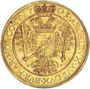 10 Ducats - Leopold I, Hungary, 1703 reverse image