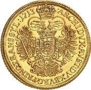 10 Ducats - Charles III, Hungary, 1713 reverse image