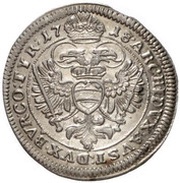 3 Kreuzers - Charles VI Vienna, Austria, 1714-1720 reverse image