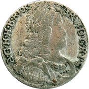 3 Kreuzers - Charles VI Hall obverse image
