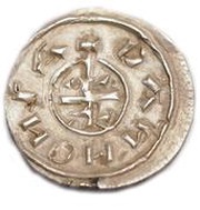 Denier - Béla I, Hungary, 1060-1063 reverse image