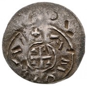 Denier - Géza I, Hungary, 1074-1077 reverse image