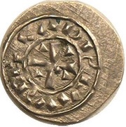 Denier - Coloman, Hungary, 1095-1116 reverse image