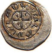 Denier - Coloman, Hungary, 1095-1116 reverse image