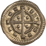 Denier - Béla II obverse image