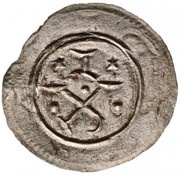 Denier Anonymous, Hungary, 1142-1235 reverse image