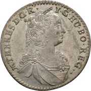 3 Kreuzers - Maria Theresia Hall obverse image