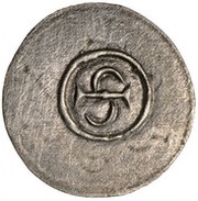 Denier - Stephen III mule strike, Hungary, 1162-1172 reverse image