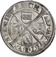 6 Kreuzers - Ferdinand I Graz, Austria, 1522-1527 reverse image