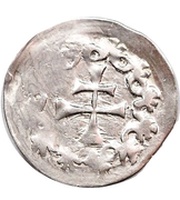 Denier - Andrew II, Hungary, 1205-1235 reverse image