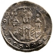 Denier - Andrew II, Hungary, 1205-1235 reverse image