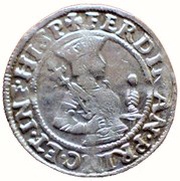 6 Kreuzers - Ferdinand I Hall obverse image