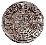 6 Kreuzers - Ferdinand I Graz, Austria, 1528-1538 reverse image