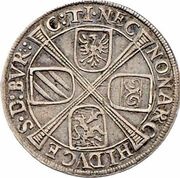 6 Kreuzers - Rudolf II Hall, Austria, 1604 reverse image