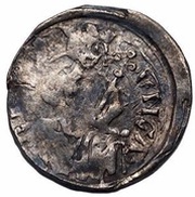 Denier - Béla IV, Hungary, 1235-1270 reverse image