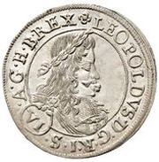 6 Kreuzers - Leopold I Graz obverse image