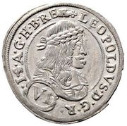 6 Kreuzers - Leopold I Graz obverse image