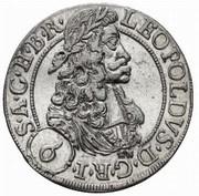 6 Kreuzers - Leopold I Hall obverse image