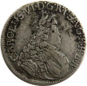 6 Kreuzers - Charles VI Hall obverse image