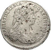 6 Kreuzers - Maria Theresia Hall obverse image