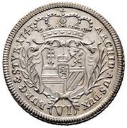 6 Kreuzers - Maria Theresia Graz, Austria, 1743-1745 reverse image