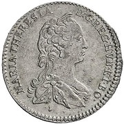 6 Kreuzers - Maria Theresia Hall obverse image