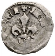 Denier - Louis I, Hungary, 1343 reverse image