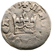 Denier - Louis I, Hungary, 1344-1345 reverse image