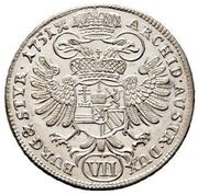 7 Kreuzers - Maria Theresia Graz, Austria, 1751 reverse image